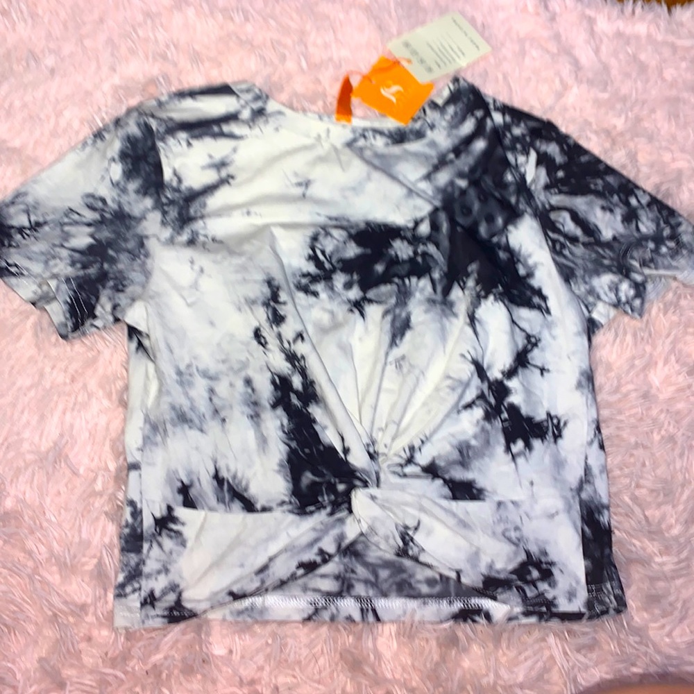 Marble Crop Top